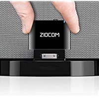 ZIOCOM [actualizado] Receptor Adaptador Bluetooth de 30 Pines para iPhone- iPod Bose SoundDock y Otros Altavoces de Base…